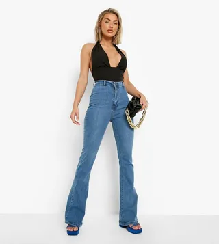 Butt Shaper High Rise Skinny Flared Jeans
