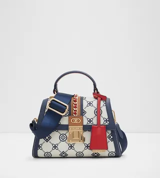 DONELLY Patterned Top Handle Bag