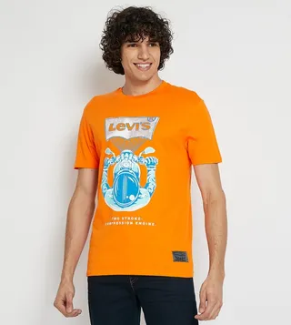 Logo Printed Crew Neck T-Shirt