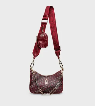 BKAHLANI Monogram Patterned Crossbody Bag