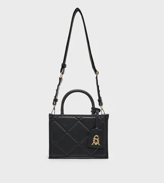 Quilted Satchel Bag