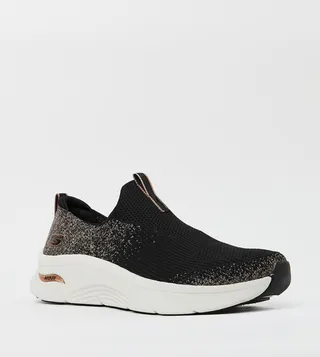 ARCH FIT D'LUX Textured Slip-On Walking Shoes