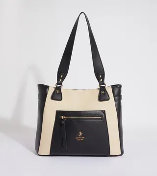 Color Block Mini Tote Bag