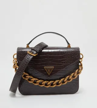 Gaia Quilted Triple Compartment Satchel