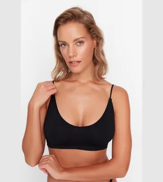 Back Detailed Seamless Bra