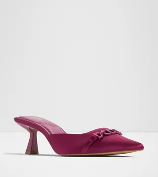PRIMAVERA Embellished Heeled Mules