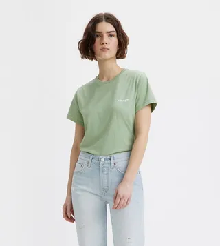 Logo Printed Crew Neck T-Shirt