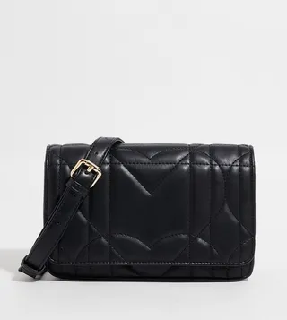 Quilted Flap Crossbody Bag