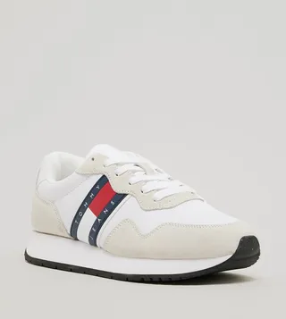 Logo Printed Lace-Up Sneakers