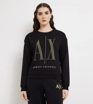 Embellished Crew Neck Sweatshirt