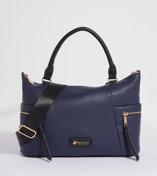 Logo Detail Convertible Shoulder Bag