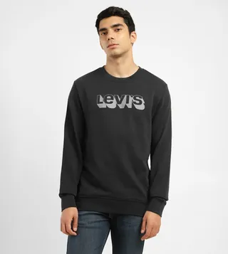 Logo Printed Crew Neck Sweatshirt