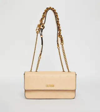 GEVA Logo Detail Convertible Crossbody Bag