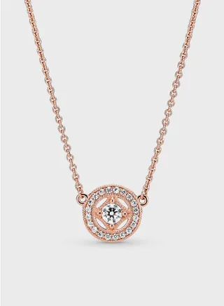 Vintage Circle Collier Necklace