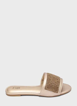 Open Toe Flat Sandals