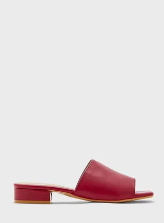 Square Toe Mule Sandal