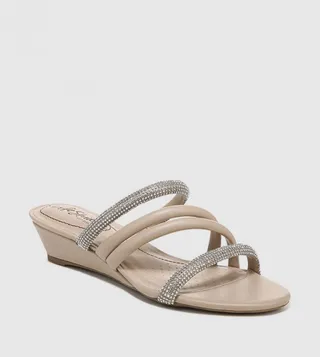 YOURS TRULY2 Embellished Strappy Heel Sandals