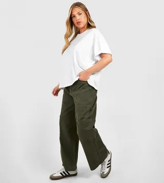 Plus Straight Leg Cargo Pants