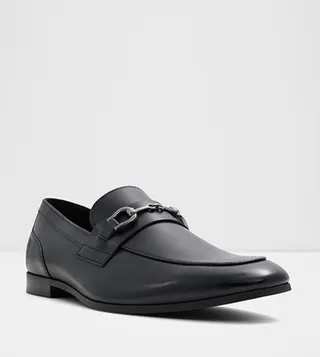 MARINHO Metal Accent Loafers