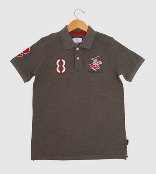 Boys Polo Shirt - Grey