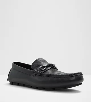 CAIRNS Metal Accent Loafers