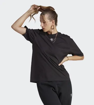 Solid Crew Neck Active T-Shirt