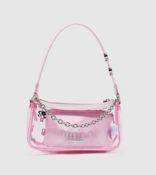 BARBIE Embellished Transparent Shoulder Bag