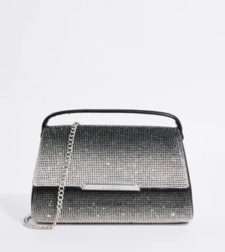 ADAE Embellished Chain Handle Crossbody Bag