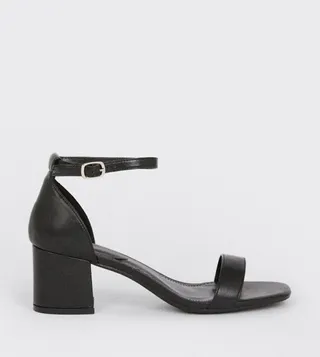 Sammy Low Block Barely There Heels