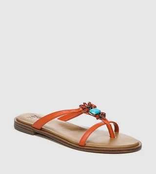FELICITY Embellished Flat Sandals