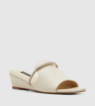 TALKTOME Textured Wedge Sandals