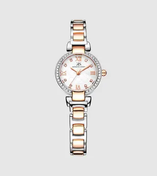 Classic Analog Mother of Pearl Dial Watch
