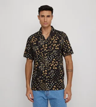 Printed Short Sleeves Shirt