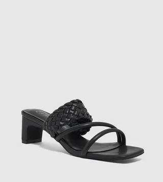 Braided Strap Heel Sandals