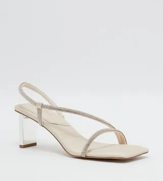 CASTLEGATE Embellished Open Toe Heel Sandals