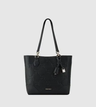 BROOKLYN JET SET Small Textured Tote Bag
