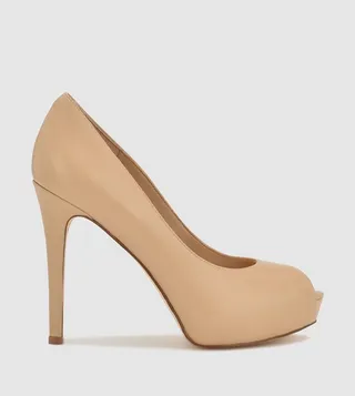 HETHR Peep-Toe Platform Heels