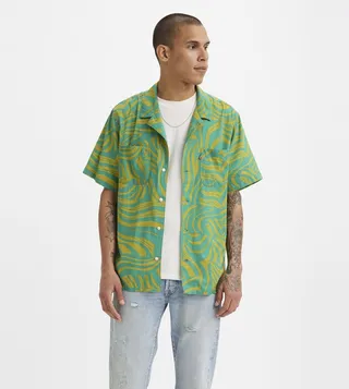 Printed Classic Camp Shirt