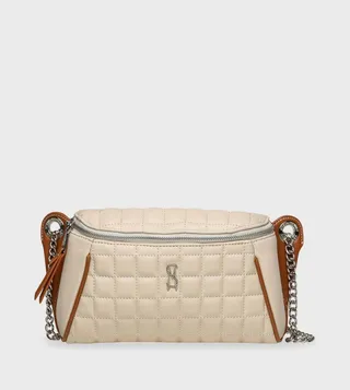 BYULI-D Quilted Chain Handle Crossbody Bag