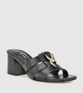 GIPPER Open Toe Block Heel Sandals