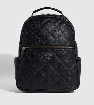 Monogram Patterned Zip Around Backpack
