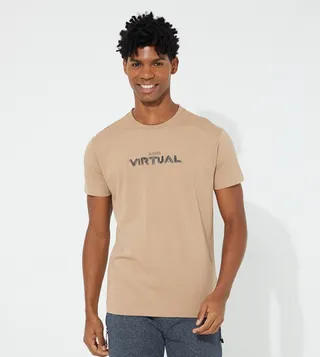 Printed Regular Fit Casual T-Shirt