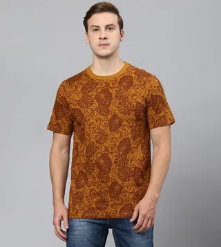 All Over Print Crew Neck T-Shirt