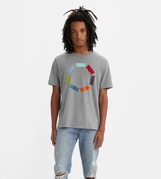 Relaxed Fit Short Sleeves Graphic Print T-Shirt
