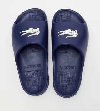 Logo Detail Open Toe Slides