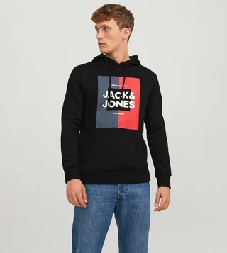 Logo Printed Long Sleeves Hoodie