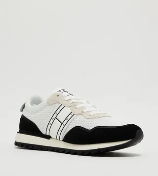 Logo Detail Lace Up Sneakers