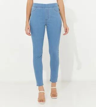 Aero Dark Wash High Rise Skinny Jeggings