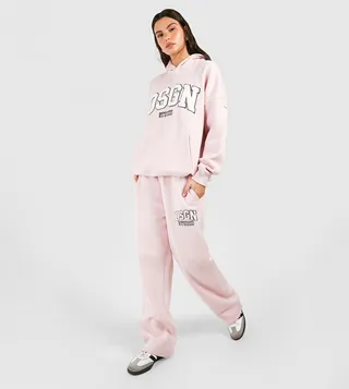 Design Studio Toweling Appliqued Sweatpants