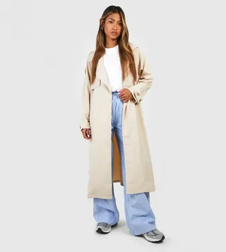 Relaxed Fit Trench Coat